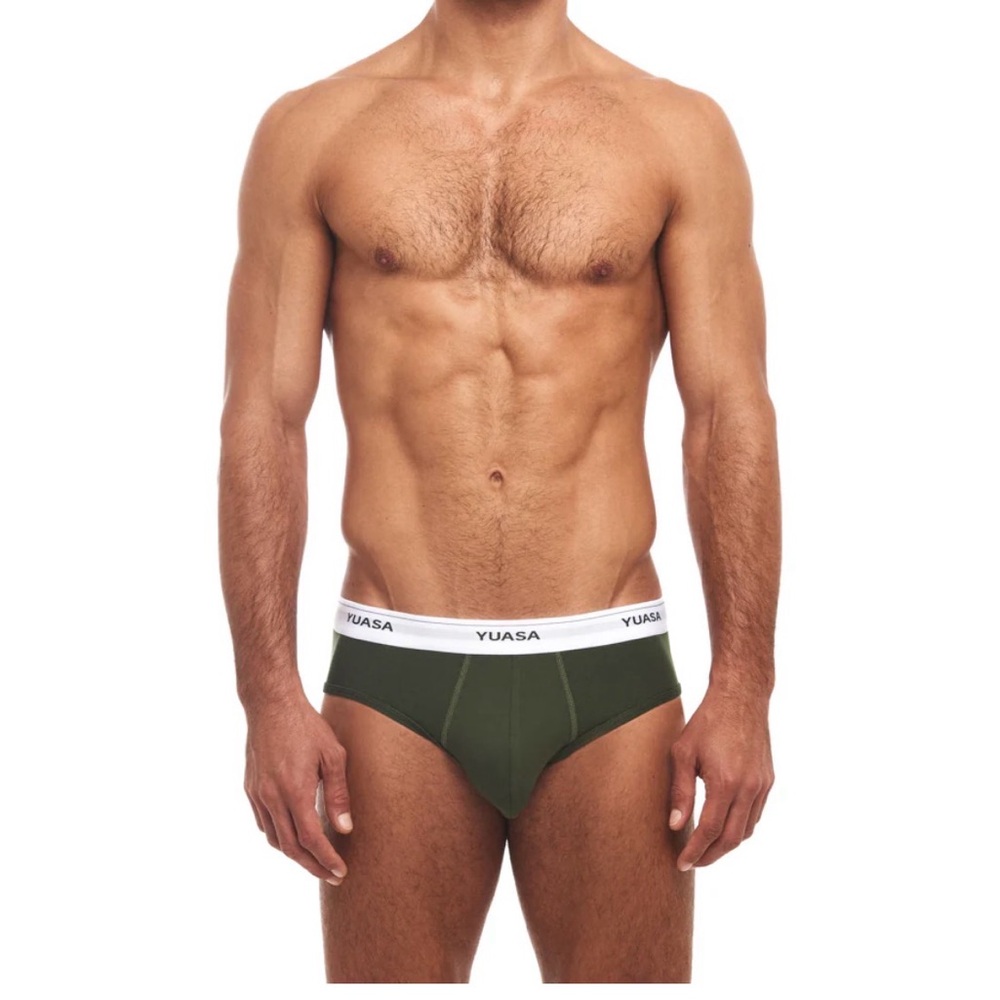 Men's Olive Green Yuasa brief